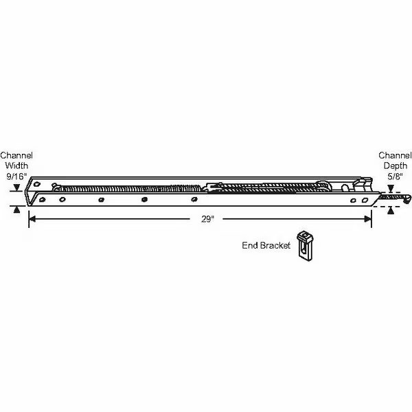 29in Channel Balance, Strybuc, Mfr#: 62-284-5